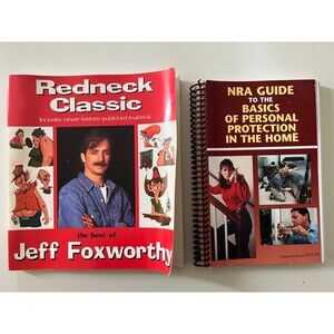 2 Books - Redneck Classic The Best of Jeff Foxworthy & NRA Guide to the Basics